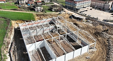 Kandıra Fındık Deposu’nda yapısal imalatlar tamam