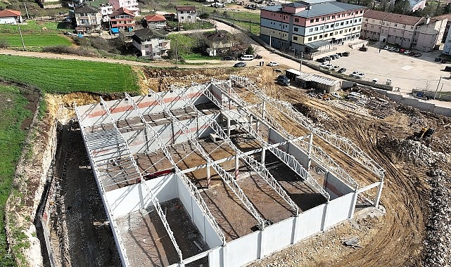 Kandıra Fındık Deposu’nda yapısal imalatlar tamam