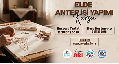 KAPEM’de “Elde Antep İşi Yapımı” Kursu Başlıyor