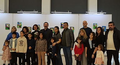 Maltepeli küçük ressamların sergisi açıldı
