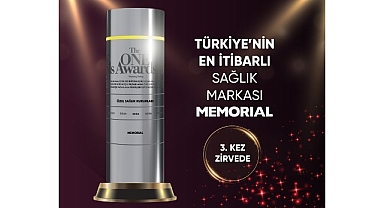 Memorial Sağlık Grubu, “Yılın En İtibarlı Markası” Seçildi