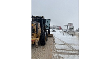 Nilüfer’de kar mesaisi