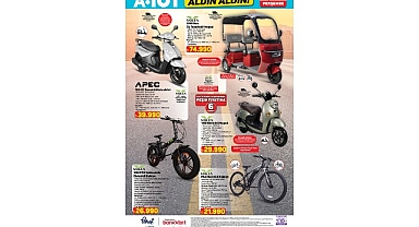 Şehir İçi Mobilite Seçenekleri 12 Şubat’ta A101’de