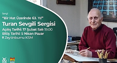 Turan Sevgili’nin yeni hat sergisi, Zeytinburnu Kültür Sanat’ta!