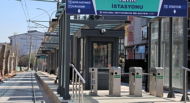 Alikahya istikametinde 6 durağın tabelası asıldı