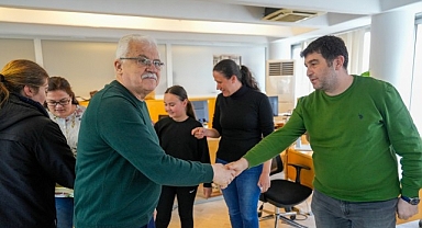 Başkan Ali Kemal Deveciler, Belediye Personeliyle Bayramlaştı