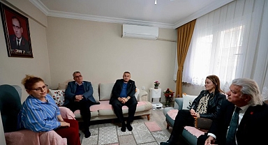 Başkan Mutlu’dan şehit eşine anlamlı ziyaret