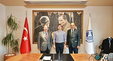 Başkan Topuz’dan Başkan Mandalinci’ye Ziyaret