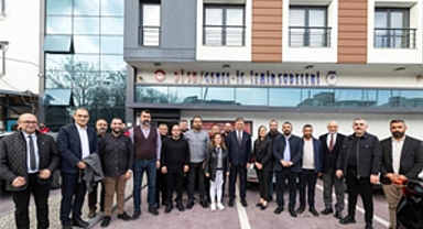 Başkan Tugay’dan Gümüştekin’e ziyaret