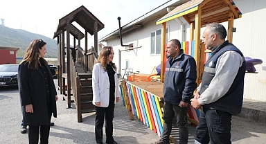 Başkan Ünsal personeliyle bayramlaştı