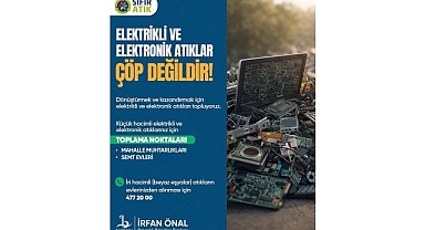 Bayraklı’da Elektronik Atıklar Çöpe Gitmiyor