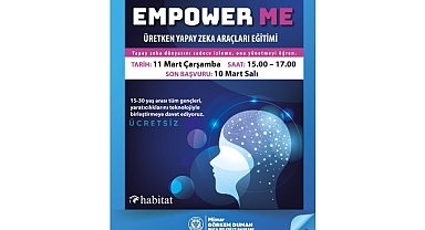 Buca’da gençler için ücretsiz yapay zekâ eğitimi başlıyor