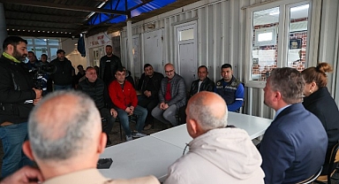 Buca’da sıcak bayramlaşma