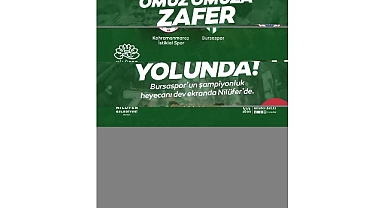 Bursaspor’un şampiyonluk heyecanı Nilüfer’de yaşanacak
