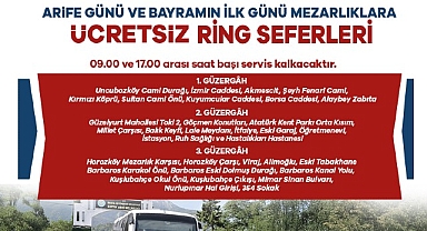 Büyükşehir’den Bayram’da Mezarlıklara Ücretsiz Ulaşım Hizmeti