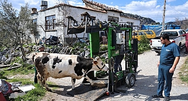 Büyükşehir’den Gündoğmuşlu üreticilere tırnak bakım desteği