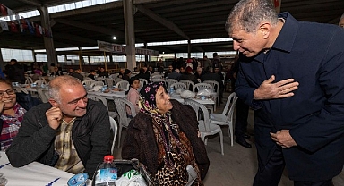 Büyükşehir’in gönül sofrası bu kez Menemen’de kuruldu
