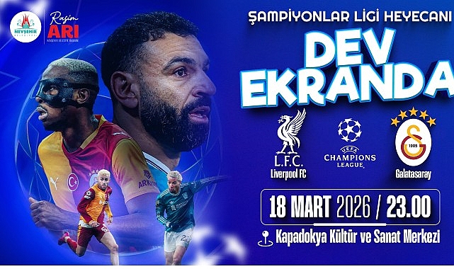 Dev Ekranda Liverpool - Galatasaray Maçı Heyecanı