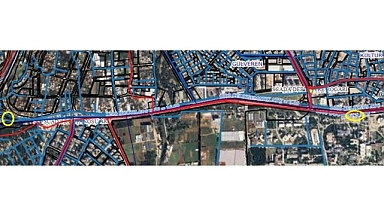 Duraliler 1 Ana İsale hattı taşınacak 