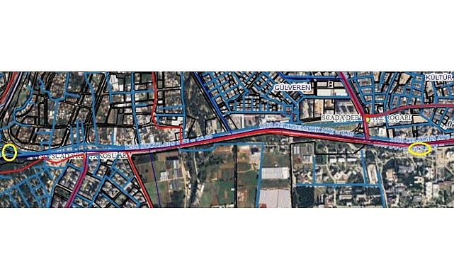 Duraliler 1 Ana İsale hattı taşınacak 