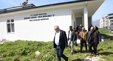 Edremit Belediyesi’den Narlı’dan Bostancı’ya saha mesaisi