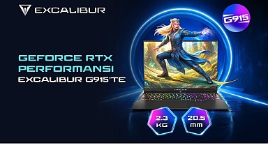 GeForce RTX Slim Performansı, Excalibur G915’te!