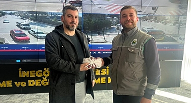 İnegöl Belediyesi Personelinden Örnek Davranış