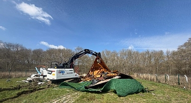 İSKİ, Terkos Havzası’ndaki Kaçak Yapıları Kaldırdı