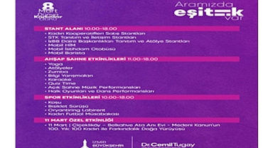 İzmir'de 8 Mart: Aramızda eşitlik var