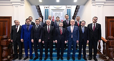 Konya Heyeti Adalet Bakanı Akın Gürlek’e Hayırlı Olsun Ziyaretinde Bulundu