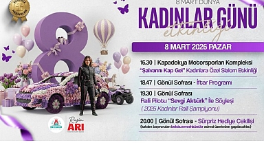 Nevşehir Belediyesi’nden 8 Mart’a Özel “Kadınlar Günü” Programları