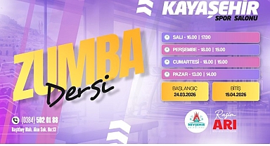 Nevşehir Kayaşehir’de Zumba Dönemi Başlıyor
