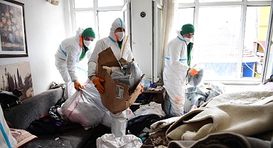 Osmangazi Belediyesi Çöp Eve Müdahale Etti, Kayıhan Rahat Nefes Aldı