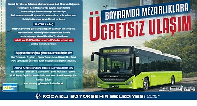 Ramazan Bayramı’nda toplu ulaşım ücretsiz