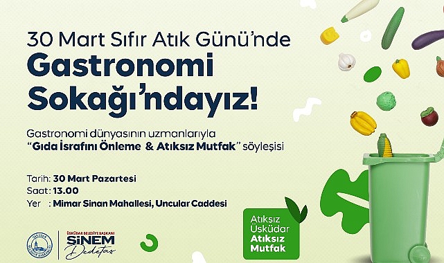 Üsküdar Belediyesi’nden Sıfır Atık Günü’ne Özel Anlamlı Proje: 'Atıksız Üsküdar, Atıksız Mutfak'