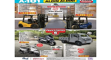  A101 2 Nisan’da Forklift ve Kamyonet Satacak