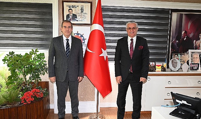 ATSO Başkanı Hacısüleyman’dan Başkan Topaloğlu’na ziyaret 