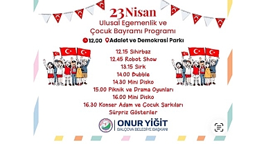 Balçova’da 23 Nisan Coşkusu: Bayram Sevinci Tüm İlçeyi Saracak