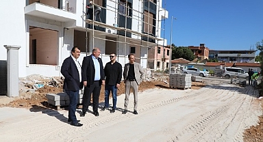 Başkan Çiçek Sahada