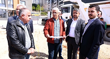 Başkan Hüseyin Can Güner Sahada İncelemelerde Bulundu