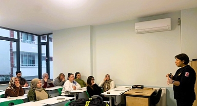 Bilgievleri personeli yangına karşı bilinçlendirildi