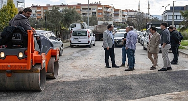 Bornova’da yol seferberliği