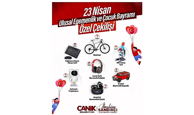 Canik Belediyesi'nden Hediye Yağmuru 