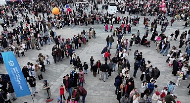 Çocuklar eğlenceye doydu