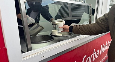 Çorba ikramı Manisa yoluna ulaştı