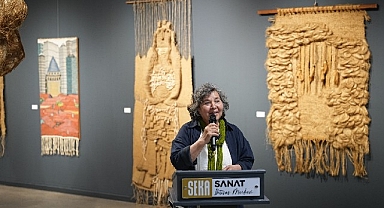 'Doku Renk ve İzler', ilmek ilmek bu sergide