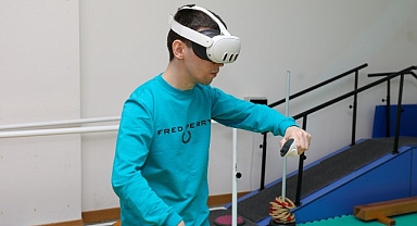 Engelsiz Yaşam Merkezi’nde Fizik Tedaviye Sanal Gerçeklik Desteği