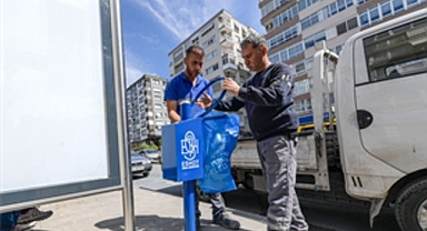 ESHOT’tan duraklarda temizlik hareketi 