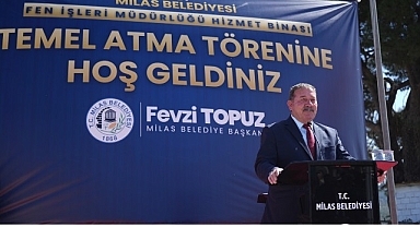 Fen İşleri Müdürlüğü Binasının Temeli Törenle Atıldı