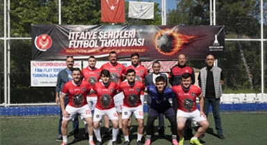 İtfaiyecilerden anlamlı turnuva